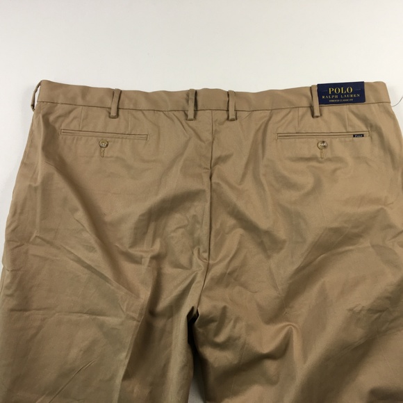 NEW Polo Ralph Lauren Mens Khaki Slacks Pants 48 B - Picture 4 of 7